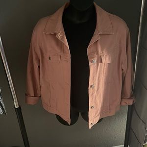 Pink jean jacket